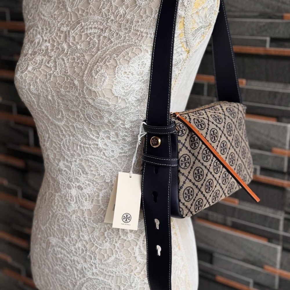 T Monogram Small Romy Shoulder Bag - Picture 7 of 16
